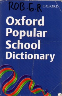 Oxford Popular School Dictionary