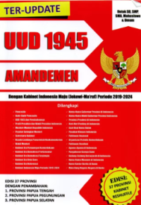 Image of UUD 1945 Amandemen dengan Kabinet Indonesia Maju (Jokowi-Ma'ruf) Periode 2019-2024