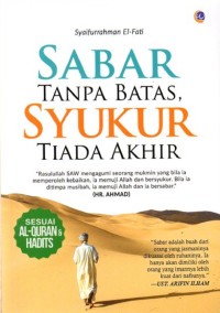 Sabar tanpa batas, syukur tiada akhir