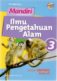 Mandiri Ilmu Pengetahuan Alam 3 untuk SMP/MTs Kelas IX