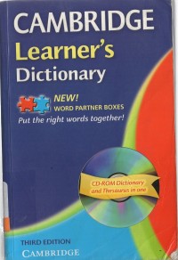 Cambridge Learner's dictionary